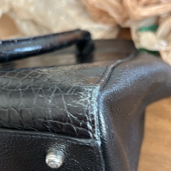 Brighton large black leather purse. Has pockets & compartments. Used but good. - Picture 12 of 14